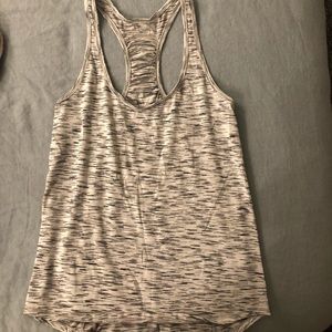 Lulu Lemon heather grey tank top